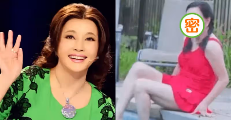 64歲劉曉慶真人長啥樣？當看到泳池內現原形後，網友：誰家的奶奶走丟了