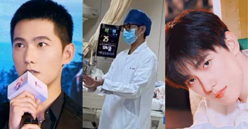 楊洋在醫院的照片曝光，疑似為新劇準備，大家期待他演醫生嗎？