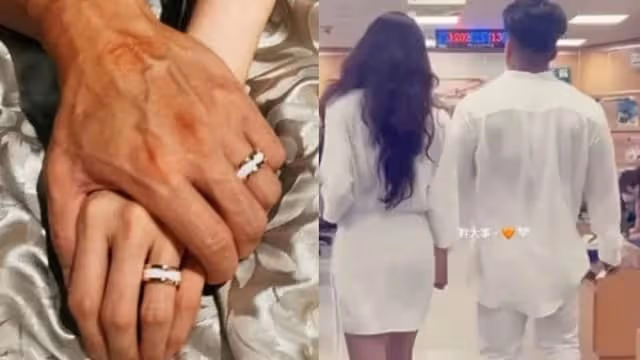 也太甜了吧！李沛旭緊牽愛妻登記