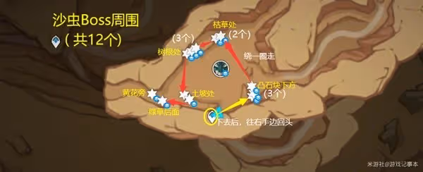 《原神》沙脂蛹採集位置一覽