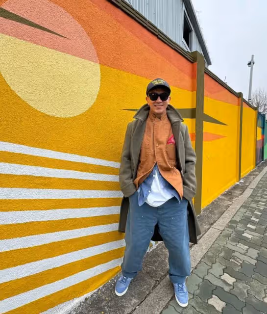具俊曄回韓炫藝術風,綠帽黑超難掩老態,小S秒贊力挺新姐夫