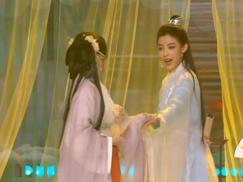 東方衛視春晚,鞠婧禕陳麗君帶來《游山戀》,鞠婧禕解鎖最美古裝