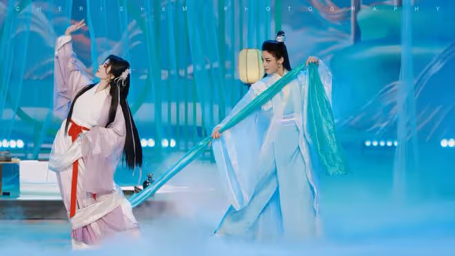 東方衛視春晚,鞠婧禕陳麗君帶來《游山戀》,鞠婧禕解鎖最美古裝