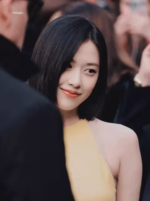 安宥真米蘭時裝周FENDI大秀,明艷大氣