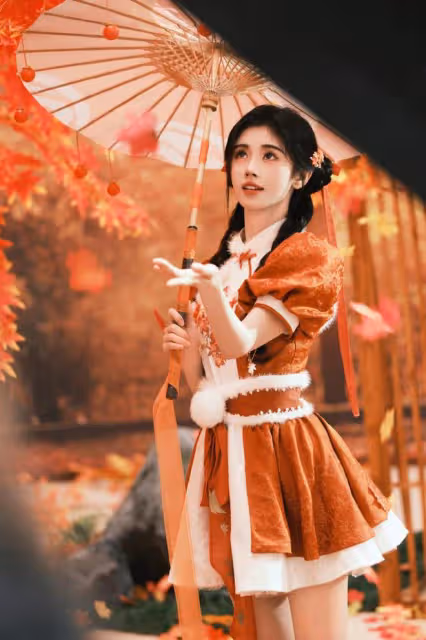 鞠婧禕不愧為時髦精！漢服穿搭穿搭出個人風格，展現古典韻味