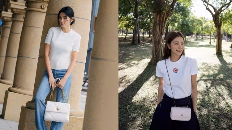 凍齡女神連眼光都一致～　林熙蕾、許路兒背新歡秀逆天身材、顏值