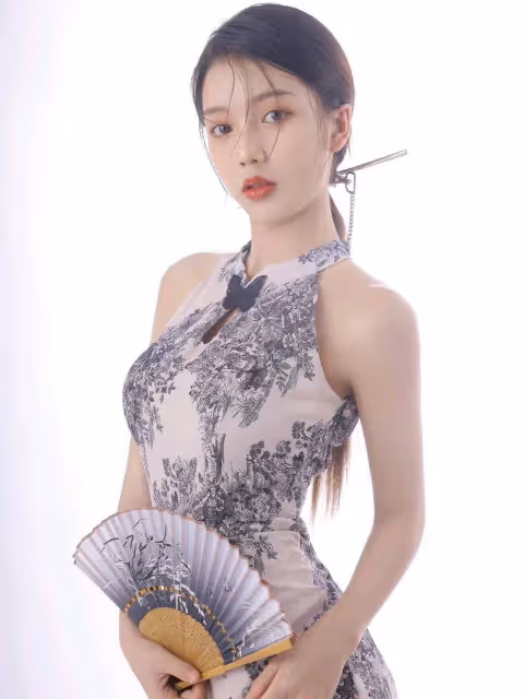 唯美中國風,蕾絲旗袍,東方女子韻味的極致展現