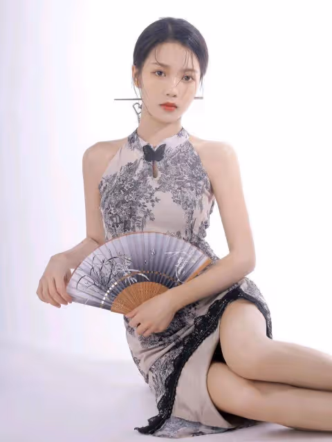 唯美中國風,蕾絲旗袍,東方女子韻味的極致展現