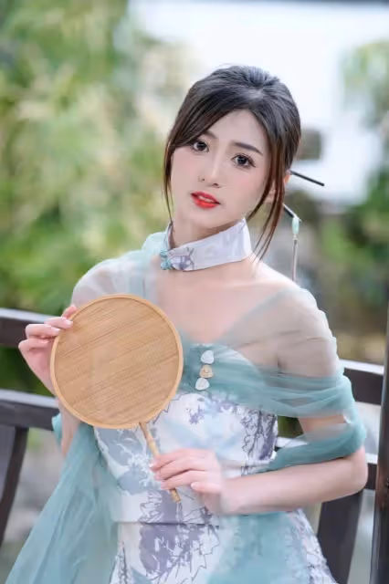 唯美中國風,蕾絲旗袍,東方女子韻味的極致展現