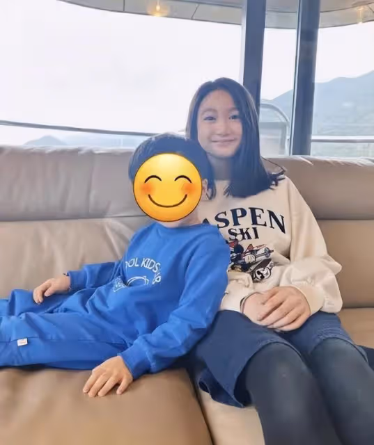 李小鵬一家游迪士尼,小奧莉「等比例」長大,五官像爸身材卻像媽