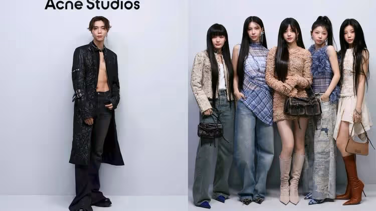巴黎時裝周｜NCT Johnny比BTS師妹還辣　秀冰塊腹肌感受Acne Studios機械秋冬