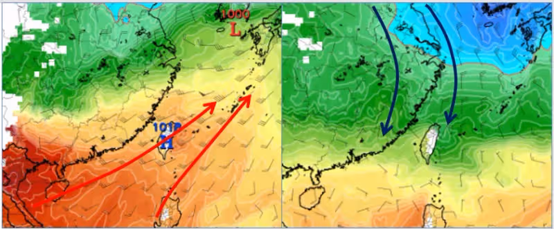 今「春寒料峭」跌8.5˚C！低溫大雨雙特報齊發　下週飆35˚C暖如夏