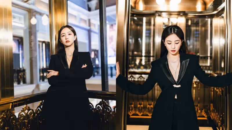 周曉涵把Qeelin珠寶安放美胸間　吳姍儒拼不過性感就比福氣