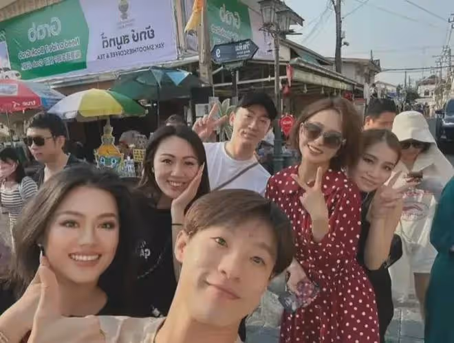 陳思誠公司去泰國團建,佟麗婭帶兒子朵朵現身,劉昊然顏值大回春