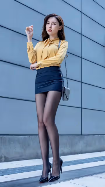 襯衫與包臀裙的魔力,打造職場女性的簡約優雅通勤風