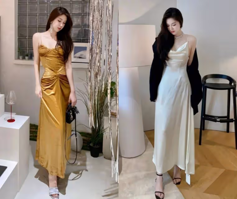 穿「高跟鞋」搭配禮服裙,端莊優雅氣質好,適合派對