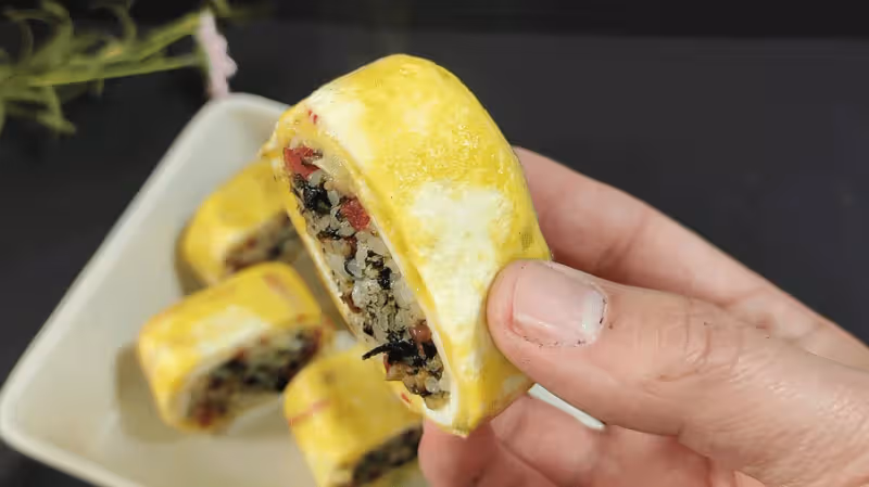 早餐吃它,比10個包子滿足!滋味足營養全,一炒一卷香上天,一口一個好吃扛餓