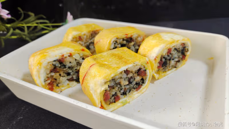 早餐吃它,比10個包子滿足!滋味足營養全,一炒一卷香上天,一口一個好吃扛餓
