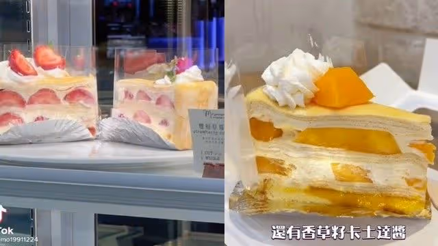 超威千層蛋糕底加！熊本製粉餅皮加紐西蘭鮮奶油　鮮甜滿足超驚艷