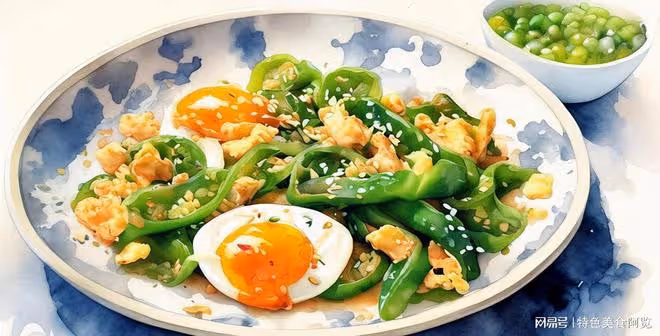 家常小炒也能高大上，青椒炒蛋告訴你什麼是「美味」
