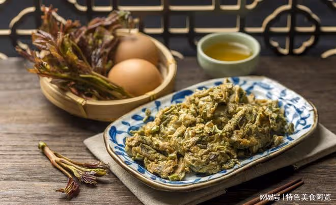 香椿炒雞蛋，春日美味的健康佳肴