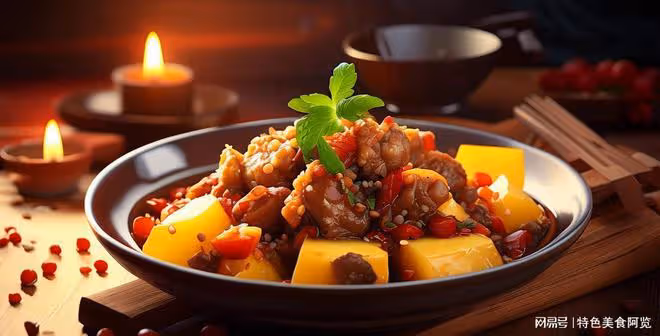 舌尖上的盛宴：肥牛鮮嫩多汁，土豆綿軟入味，一口就愛上