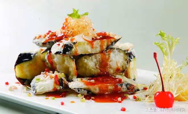 香炸茄子，誘人的家常美味