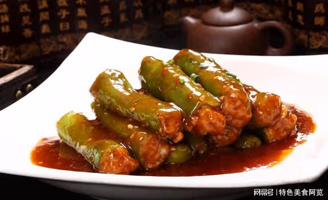 家常美味，尖椒釀肉的獨特做法