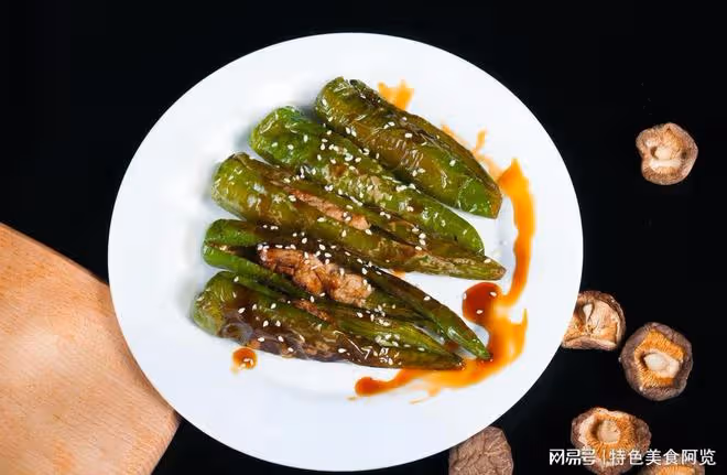 家常美味，尖椒釀肉的獨特做法