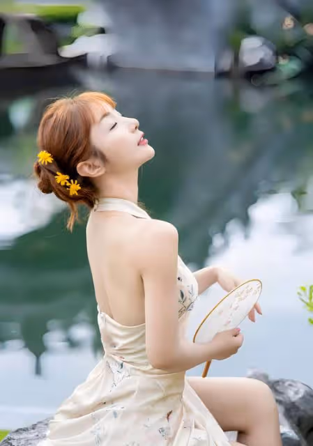 27歲上淇寫真大片曝光,散發飽滿韻味!