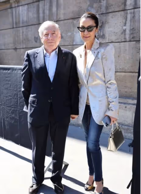 楊紫瓊和男友亮相,一個年輕時髦,一個白髮老爺爺,同框如父女