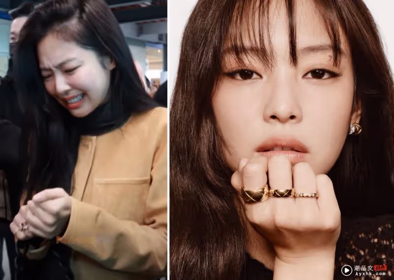 Jennie機場遭推搡！表情逐漸尷尬…全程被拍