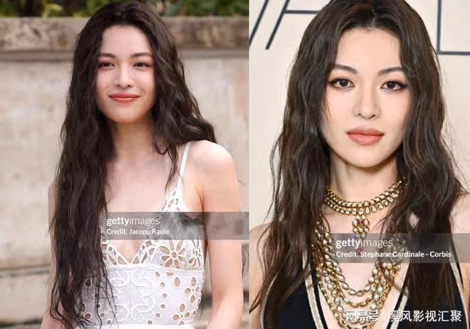 巴黎時裝周女明星生圖,楊冪卷髮大佬出街,鍾楚曦水蛇腰超美!