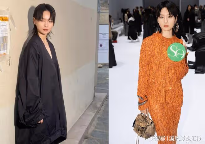 巴黎時裝周女明星生圖,楊冪卷髮大佬出街,鍾楚曦水蛇腰超美!