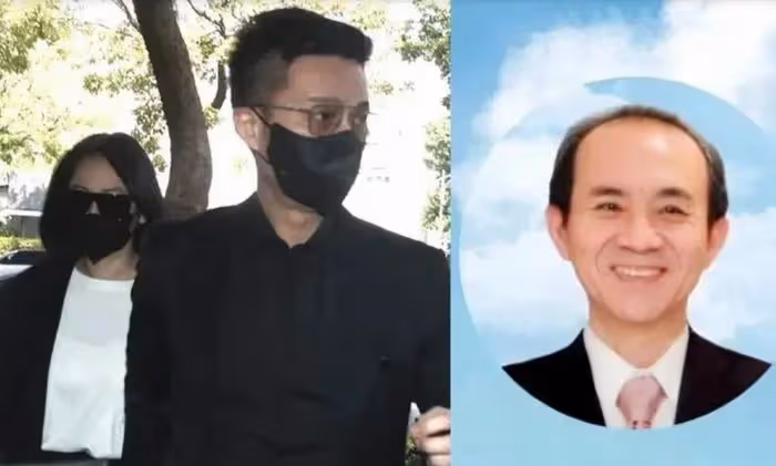 大S穿透視裝現身小S公公葬禮,體態臃腫孕味十足,具俊曄全程呵護