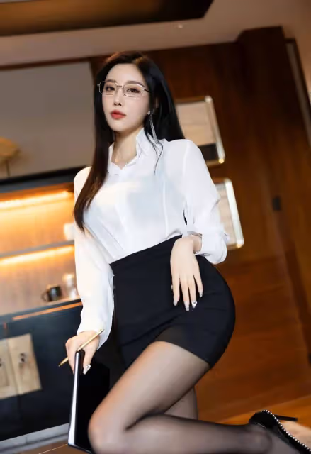 時尚不費力:襯衫+包臀裙+絲襪,玩轉各種風格