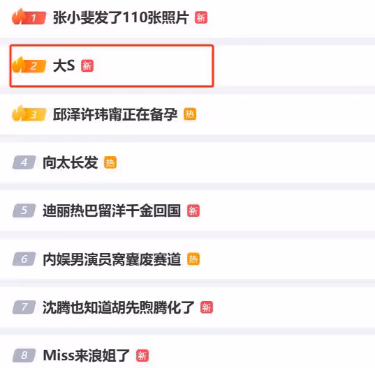 台灣省這一天，「豐滿有料」的大S，丟光了自己最後一絲臉面