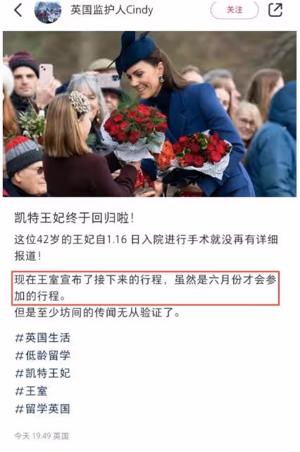王室公布凱特王妃新行程!前後不一惹質疑,這次露面如「換頭」!
