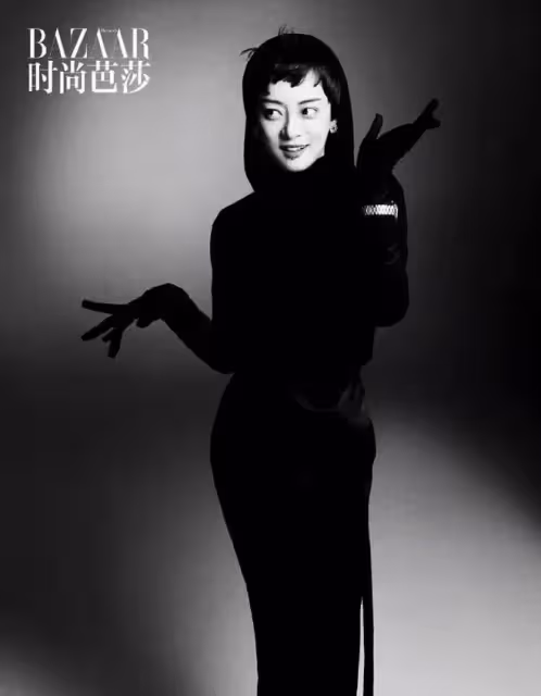 孫儷拍攝時尚大片!LOGO印滿全身不高級反而俗氣,被氣質撐起來了