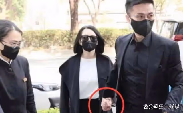 大S夫婦亮相小S公公葬禮，奢華萬元手包搶鏡，透視裝紅指甲引關注