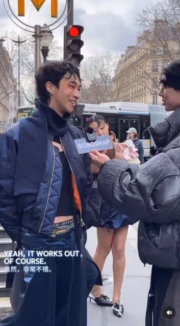 小哈利全英語受訪! 巴黎街頭「男裝露肚穿搭」…談吐被贊家教好