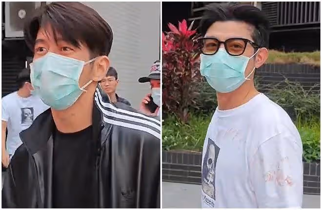 突發!賈靜雯老公被帶入警局,勸架被打左眼受傷充血