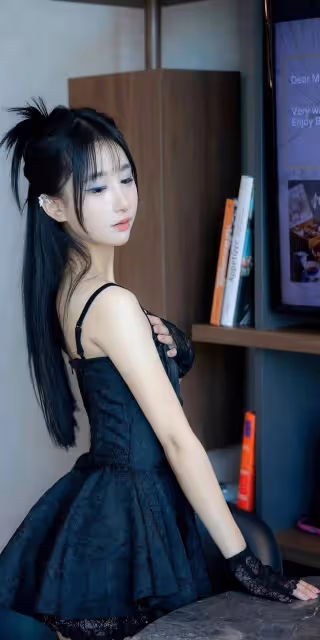 黑色蓬蓬短裙,打造時尚界的魅力女王