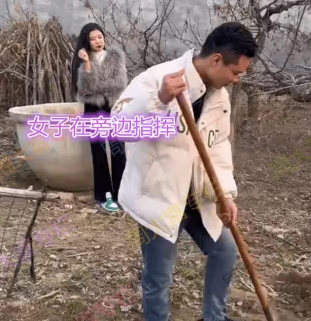 男子相親主動幫女子干農活，女子夸男子很能幹，網友有戲了