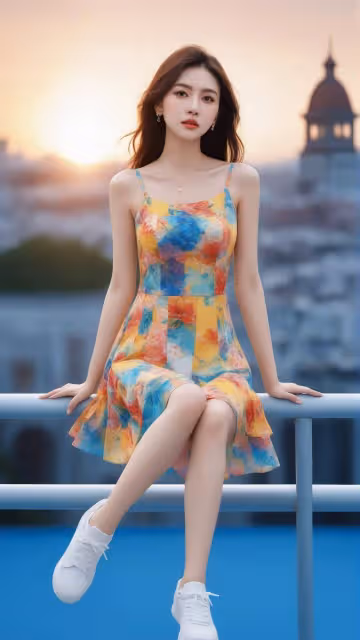 女神范兒!小弔帶連衣裙,讓你的美麗瞬間升級