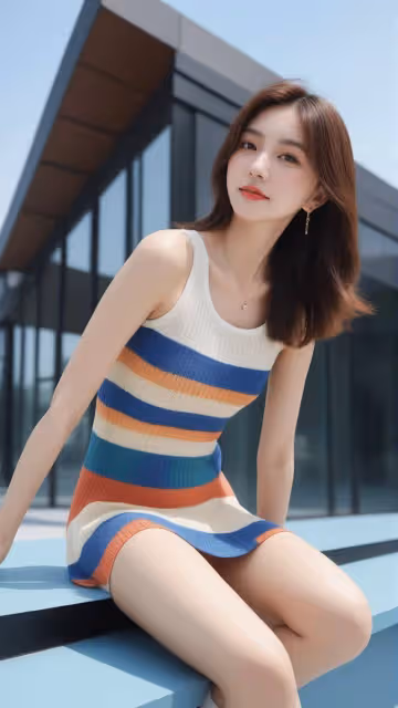 女神范兒!小弔帶連衣裙,讓你的美麗瞬間升級