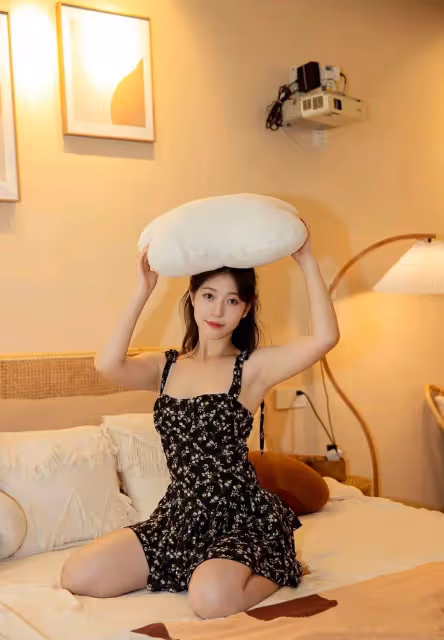 黑色碎花弔帶裙:優雅與性感的完美結合,你值得擁有