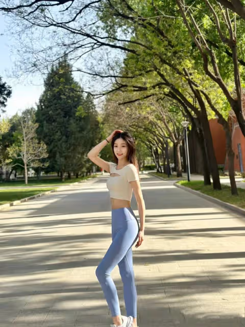 178cm55kg|溫柔又大氣的可外穿瑜伽服