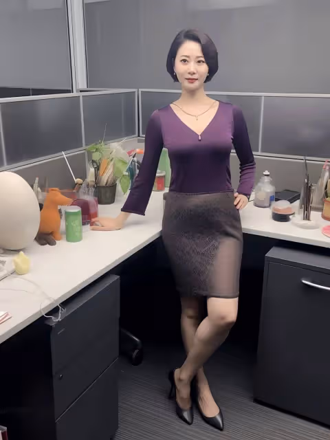 優雅與時尚的完美結合!紫色V領長袖打底T恤,讓你成為焦點