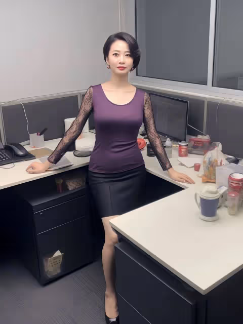 優雅與時尚的完美結合!紫色V領長袖打底T恤,讓你成為焦點